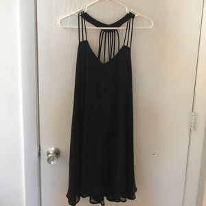 Black strappy dress
